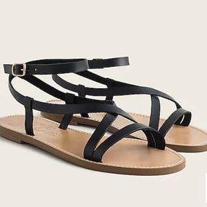 NWT. J. Crew Flat Sandal. Size 8.